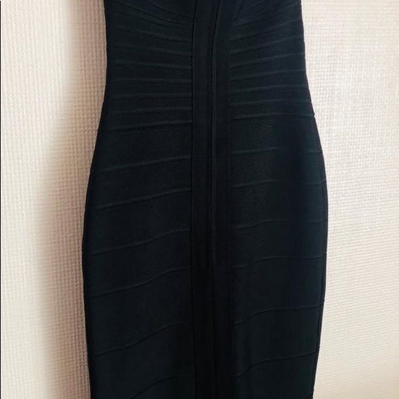 Herve Leger black signature dress - Picture 6 of 8